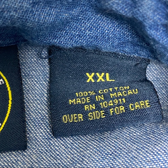 Lighthouse Apparel Vintage Denim Shacket Size XXL - Picture 15 of 15